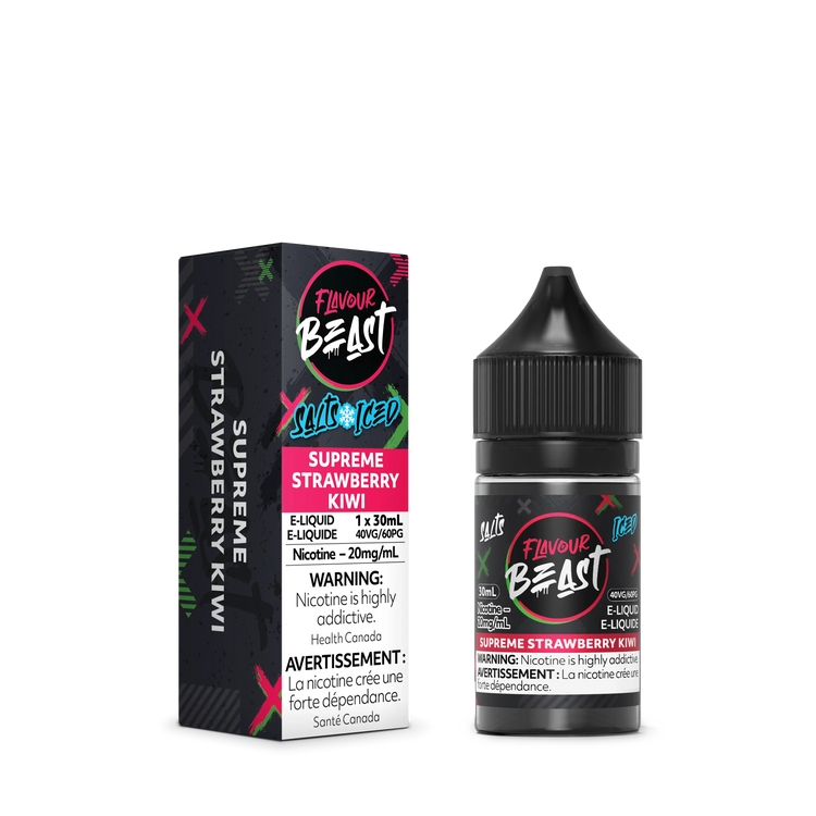Supreme Strawberry Kiwi Iced by Flavour Beast Salt by FLAVOUR BEAST — view 2