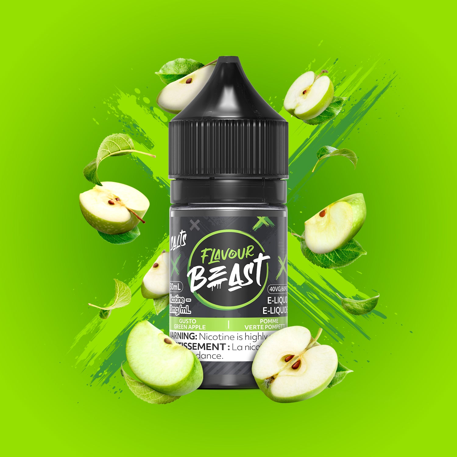 Flavour Beast Salt - Gusto Green Apple (FEDERAL)