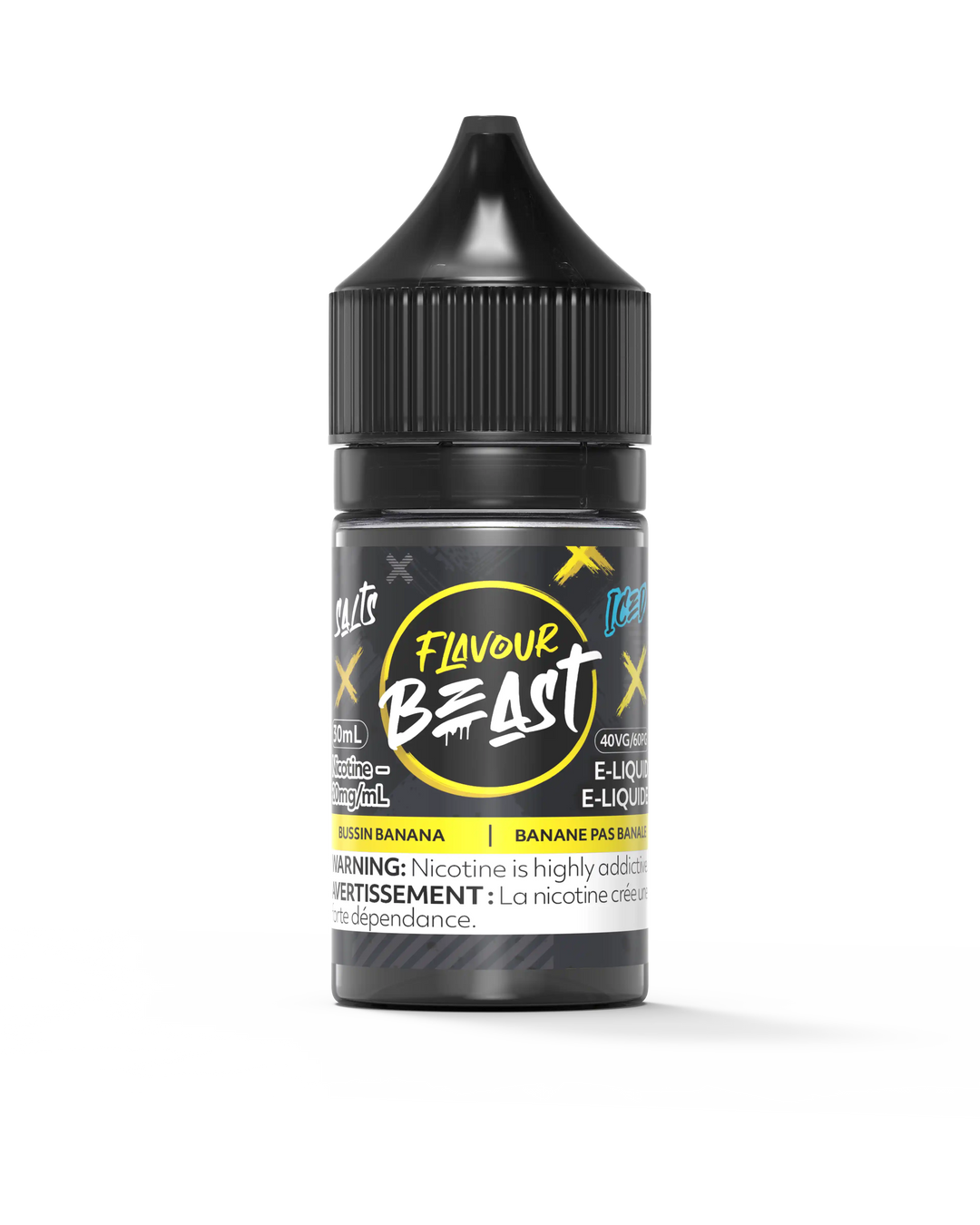 Bussin' Banana Iced by Flavour Beast Salt
