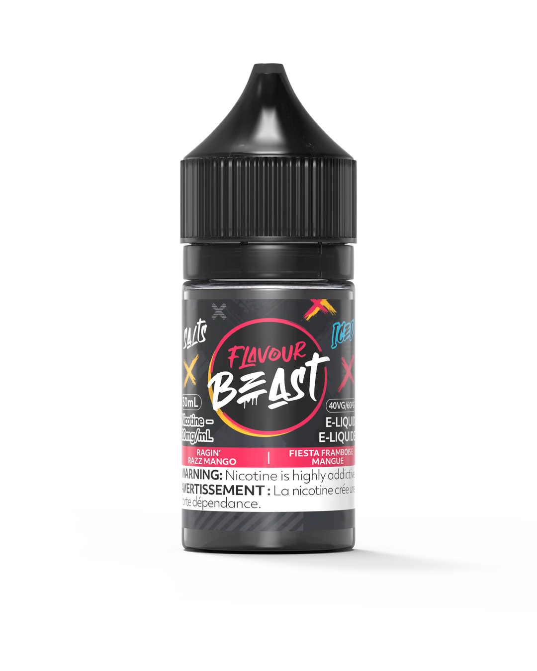 Ragin' Razz Mango Iced by Flavour Beast Salt