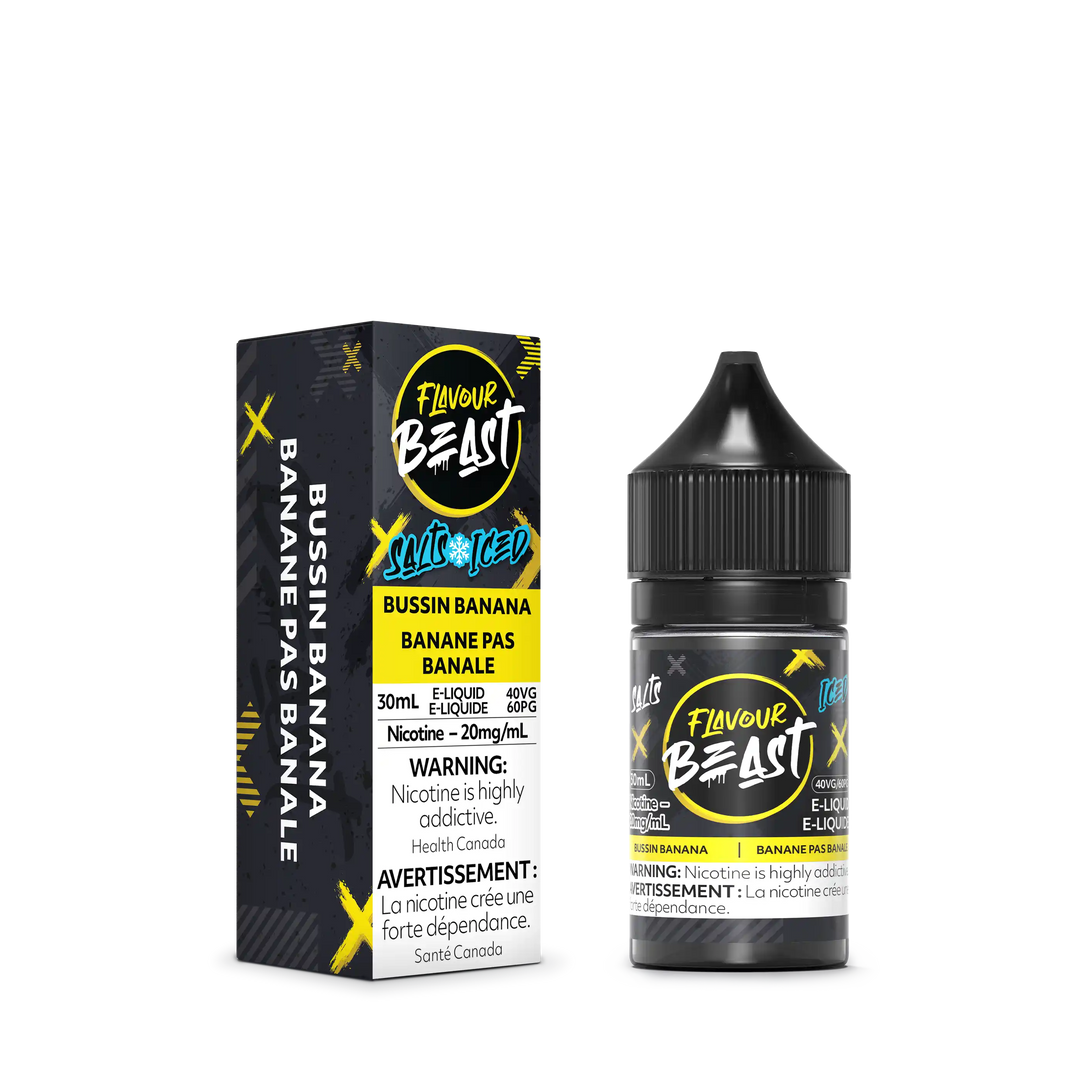 Bussin' Banana Iced by Flavour Beast Salt