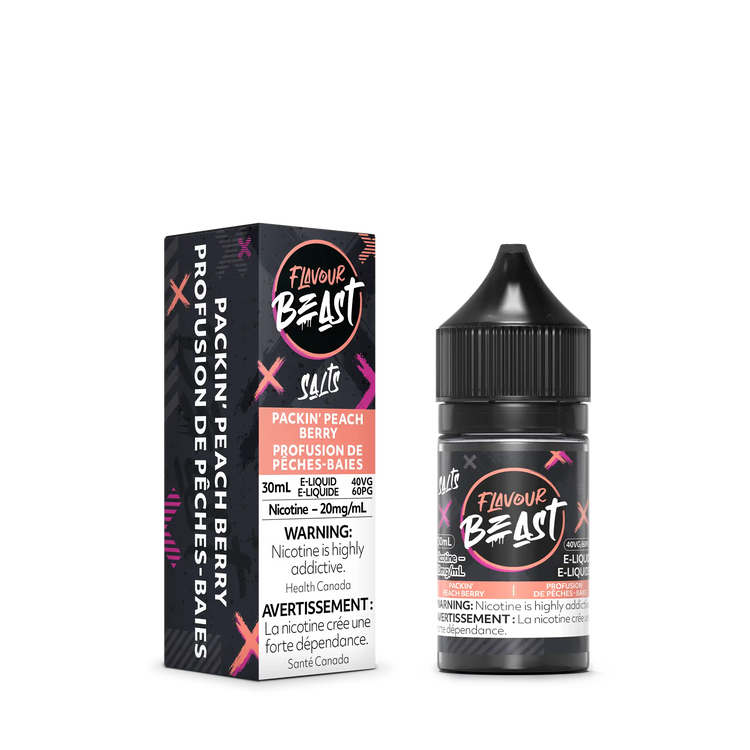 Packin Peach Berry by Flavour Beast Salt