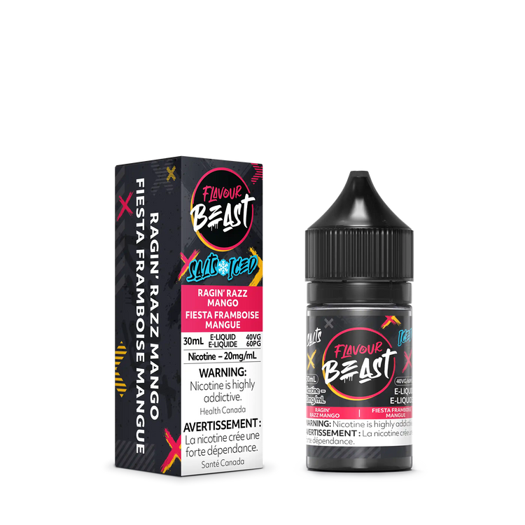 Ragin' Razz Mango Iced by Flavour Beast Salt