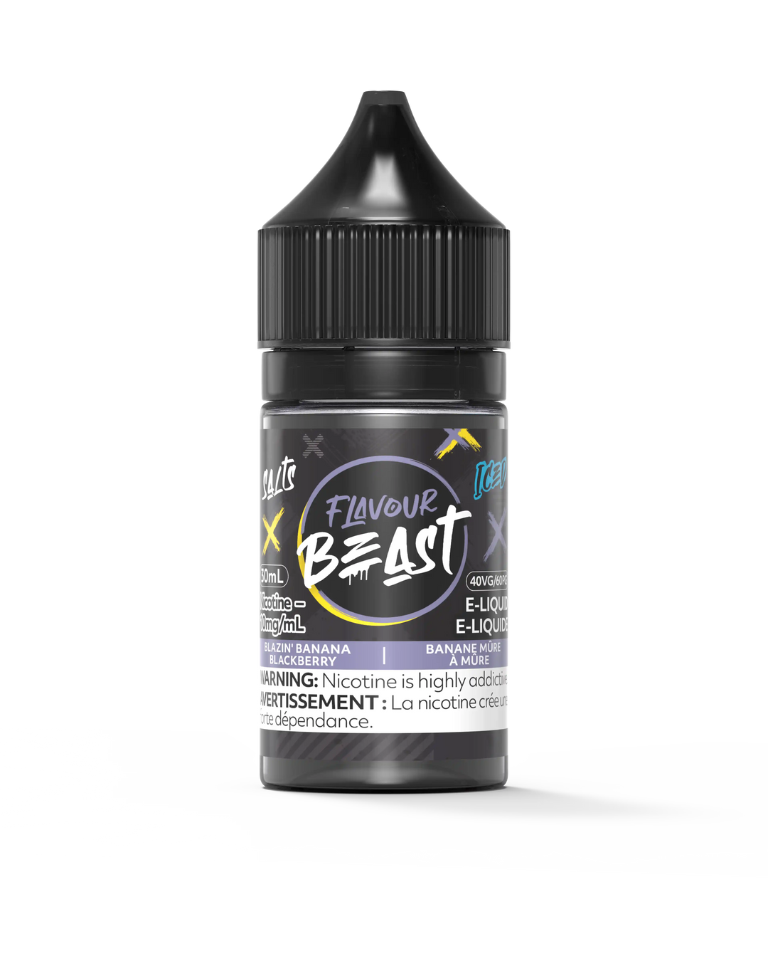 Blazin' Banana Blackberry Iced by Flavour Beast Salt