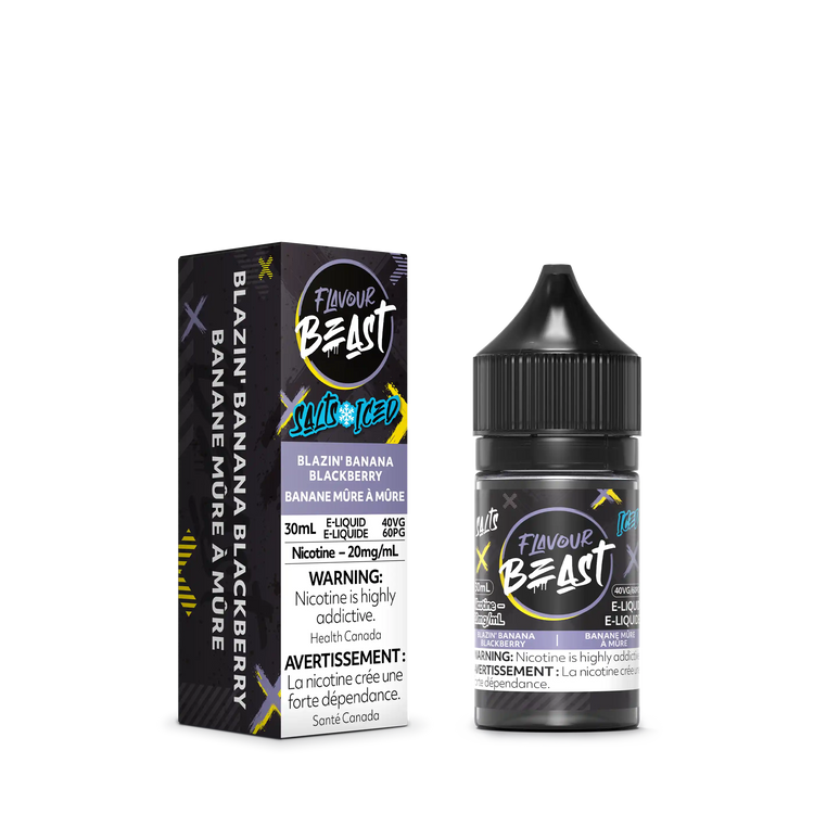 Blazin' Banana Blackberry Iced by Flavour Beast Salt