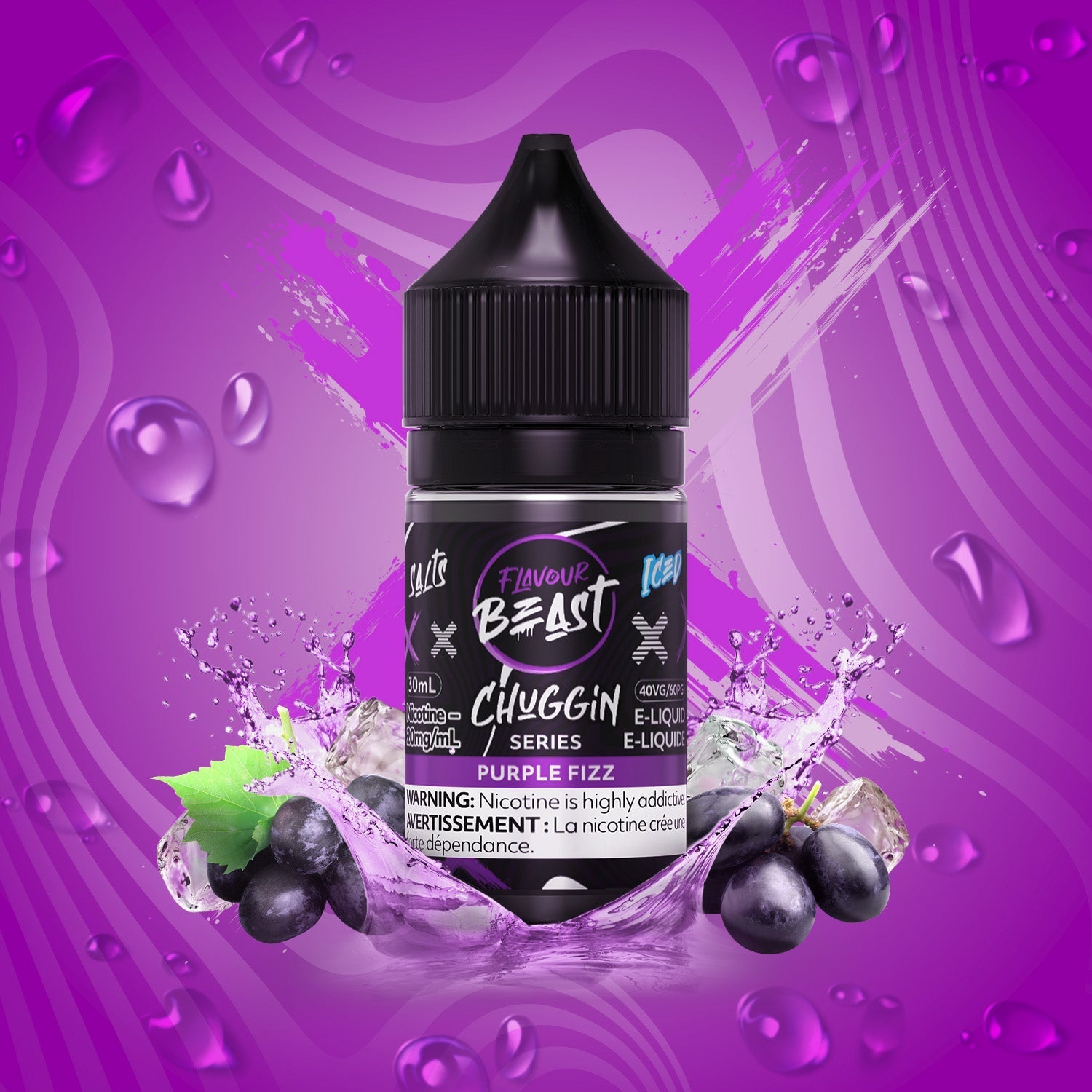 Saveur Beast Sel - Chuggin' Purple Fizz Glacé (PROVINCIAL)