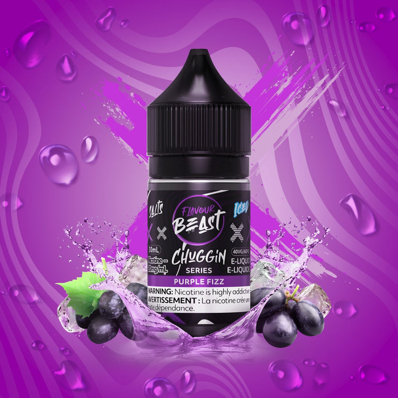 Flavour Beast Salt - Chuggin' Purple Fizz Iced (PROVINCIAL)