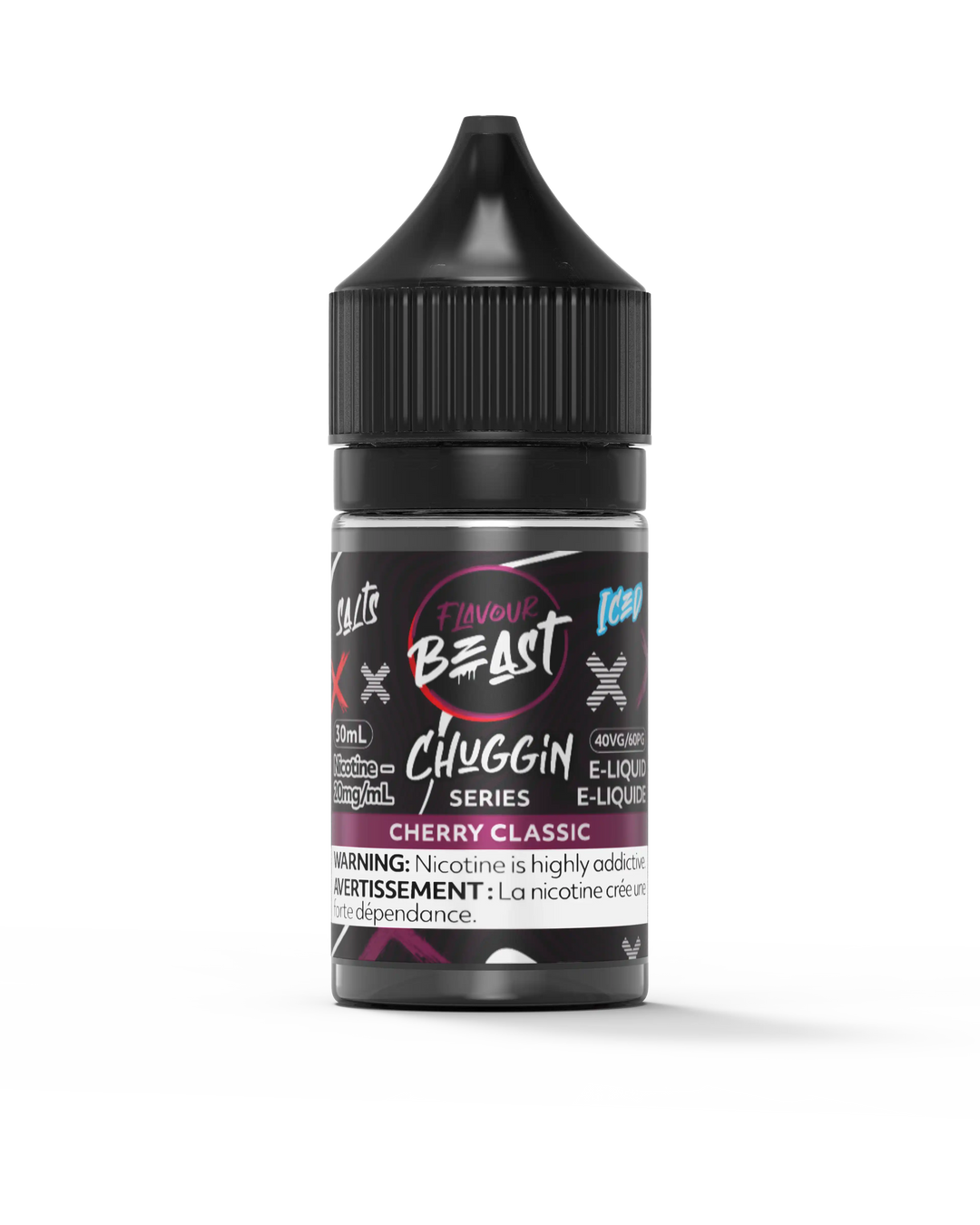 Cherry Classic Iced by Flavour Beast Chuggin' Series Salt
