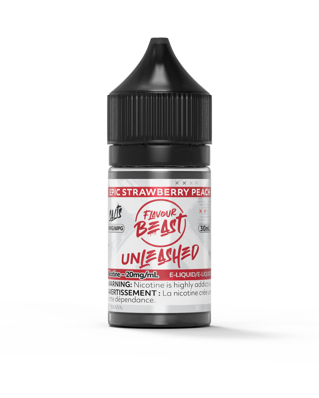 Epic Strawberry Peach by Flavour Beast Unleashed Salt