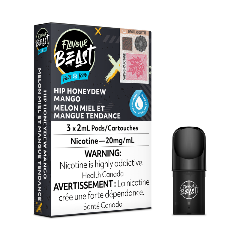 Flavour Beast Flow Pods - Hip Honeydew Mango Iced (EXCISE TAXED) (Compatible With STLTH)