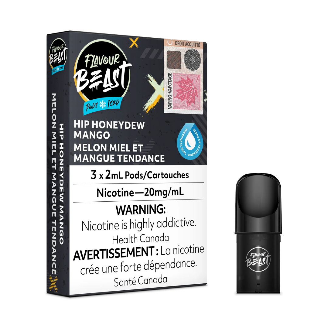 Flavour Beast Flow Pods - Hip Honeydew Mango Iced
