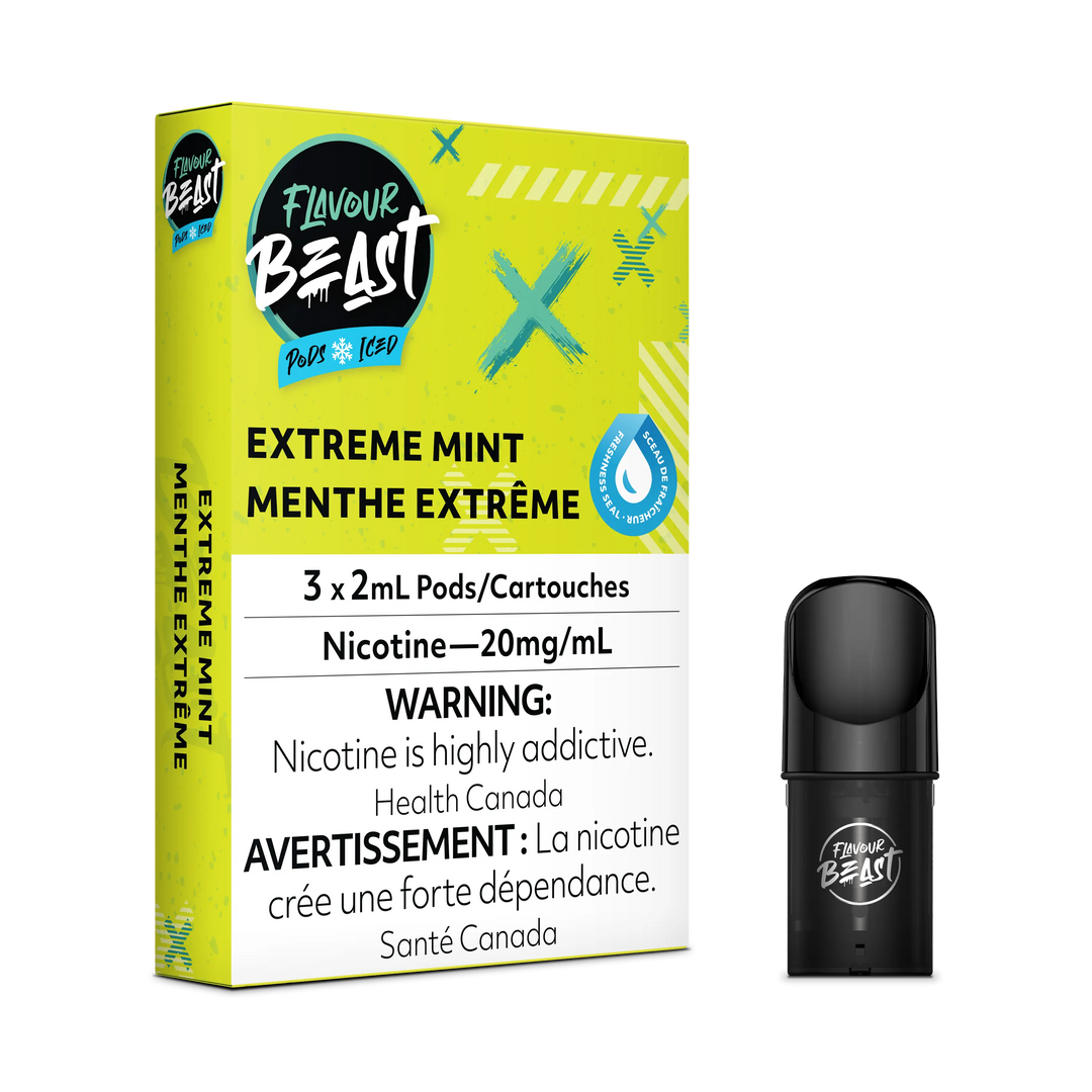 Flavour Beast Flow Pods - Extreme Mint Iced