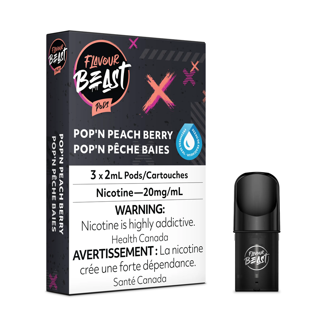 Flavour Beast Flow Pods - Packin' Peach Berry