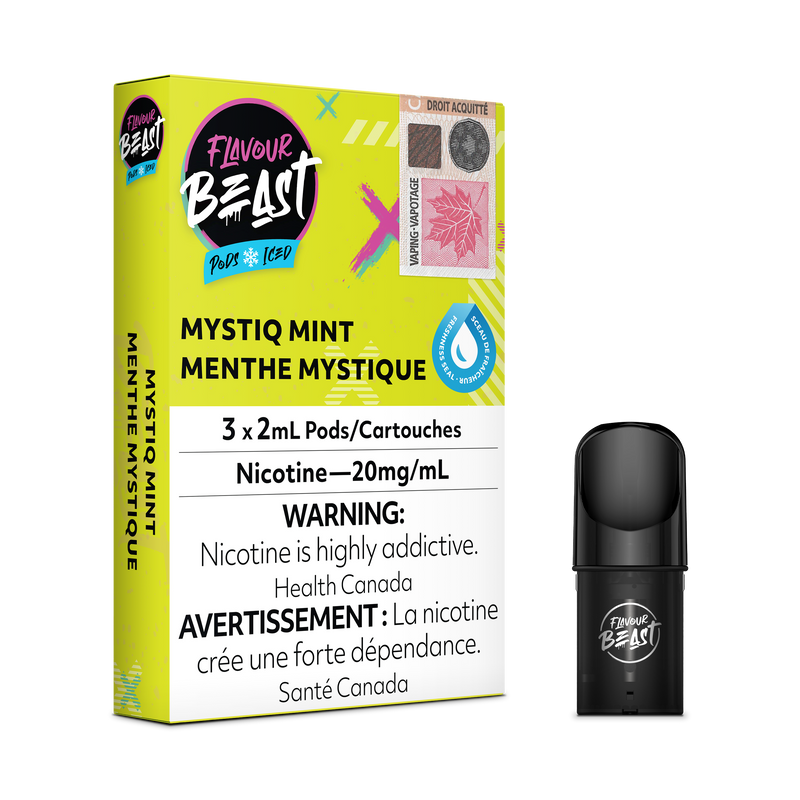Flavour Beast Flow Pods - Mystiq Mint (EXCISE TAXED) (Compatible With STLTH)