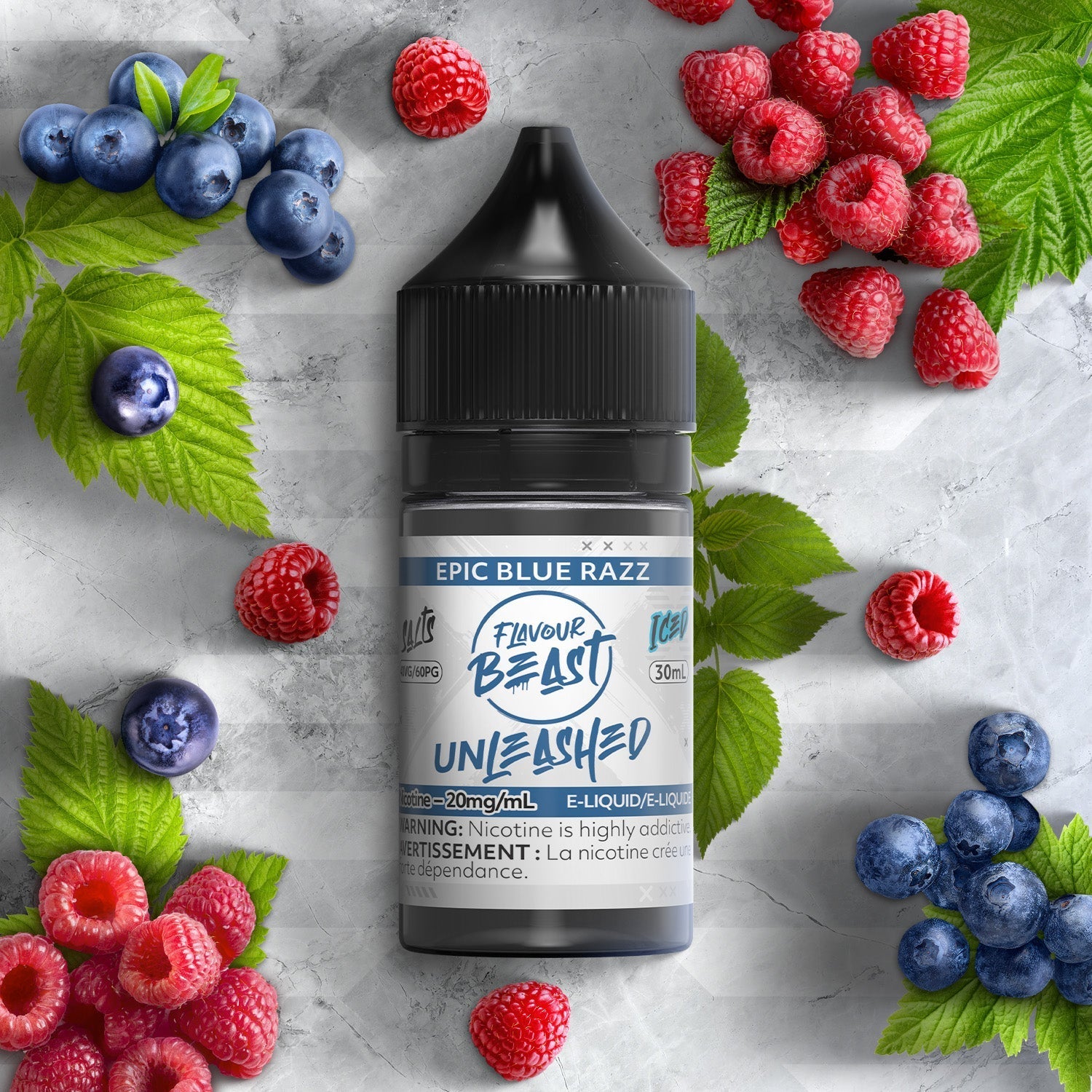 Saveur Beast Unleashed Salt – Epic Blue Razz (PROVINCIAL) 