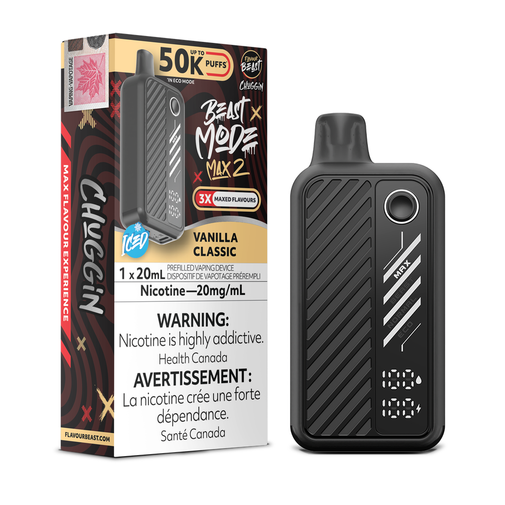 Flavour Beast Mode Max 2 – Cigarette électronique jetable (PROVINCIALE) (50 000 bouffées) 