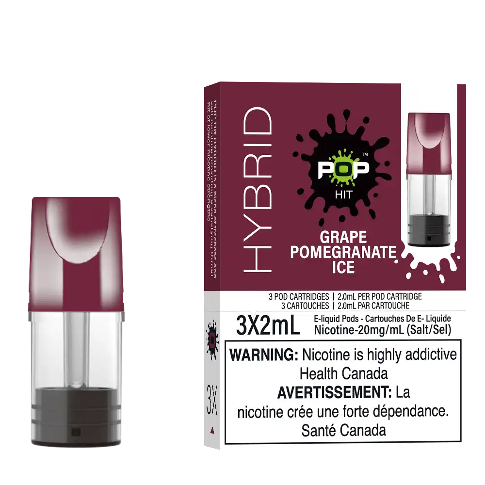 Grape Pomegranate Ice Stlth Pods by Pop Hybrid