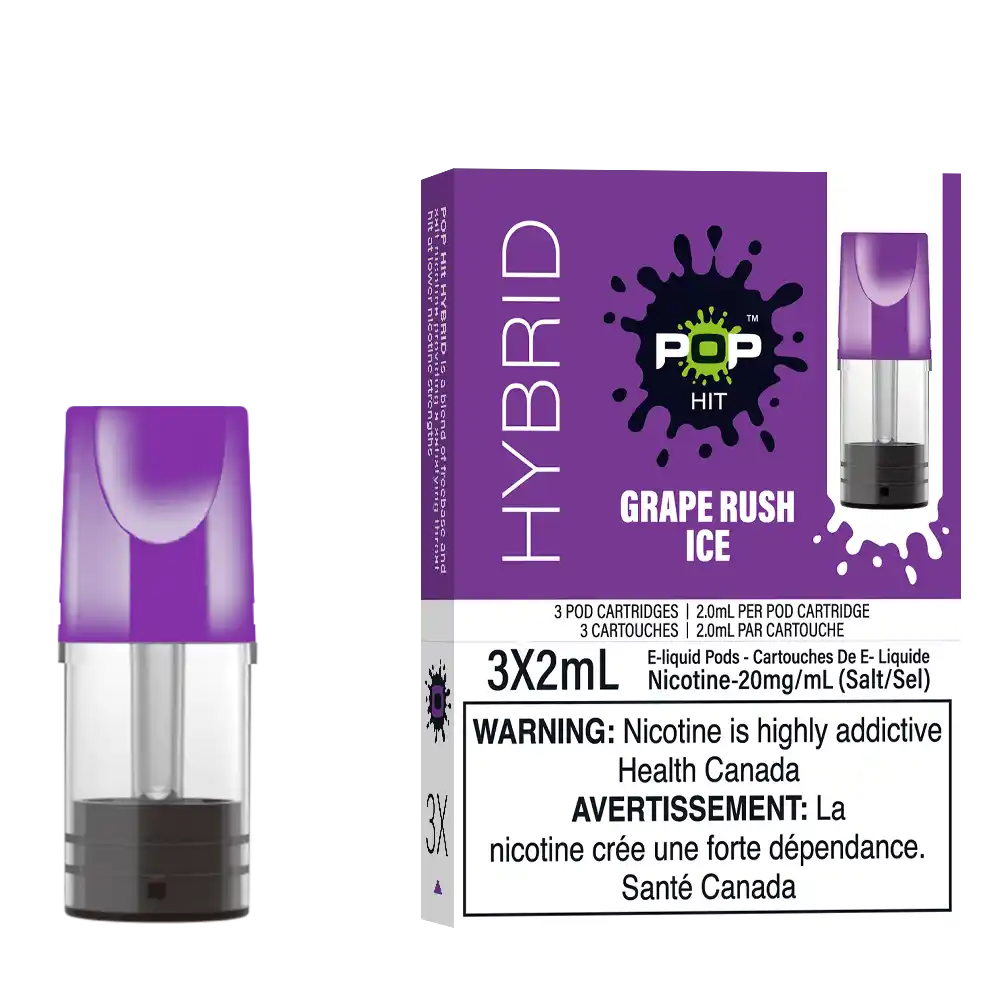 Grape Rush Ice Stlth Pods by Pop Hybrid