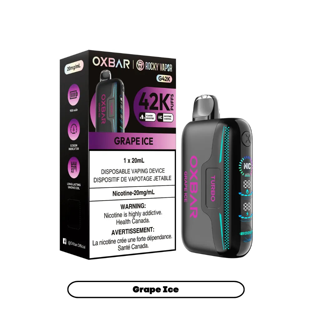 Grape Ice Oxbar G42K - Disposable 42K