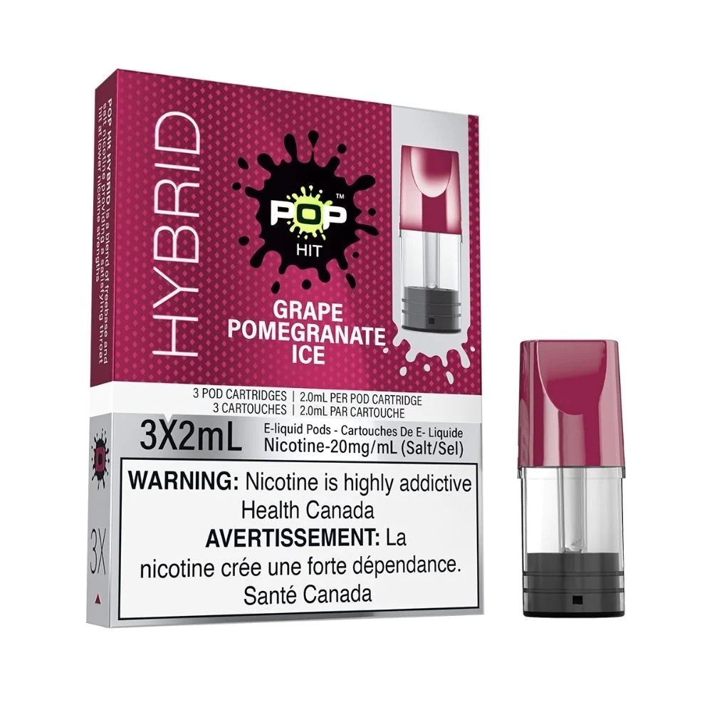 Pop Hybrid Pods - Grape Pomegranate Ice (Compatible with STLTH)