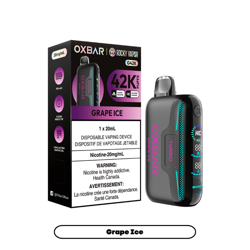 Oxbar G42k - Disposable E-Cig (PROVINCIAL) (42k Puffs)