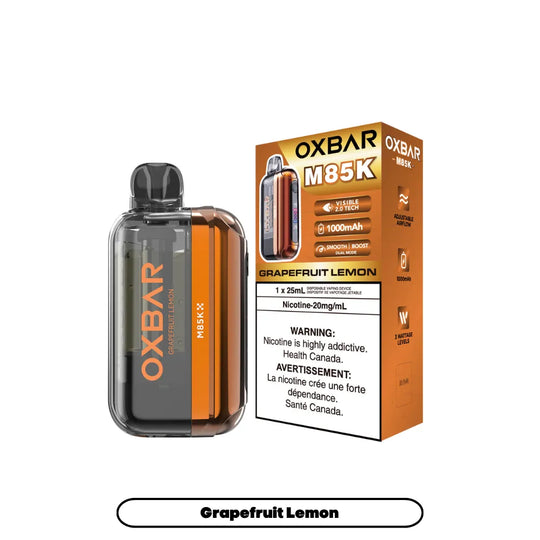 Oxbar M85K Pamplemousse Citron - Jetable 85K