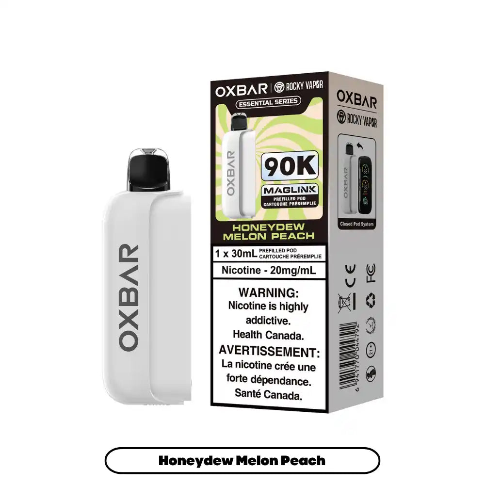 Honeydew Melon Peach Oxbar Maglink Pods (Essential Series) 90K