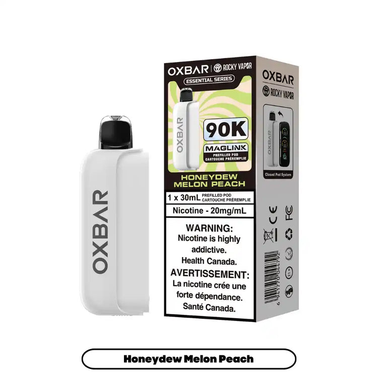 Honeydew Melon Peach Oxbar Maglink Pods (Essential Series) 90K