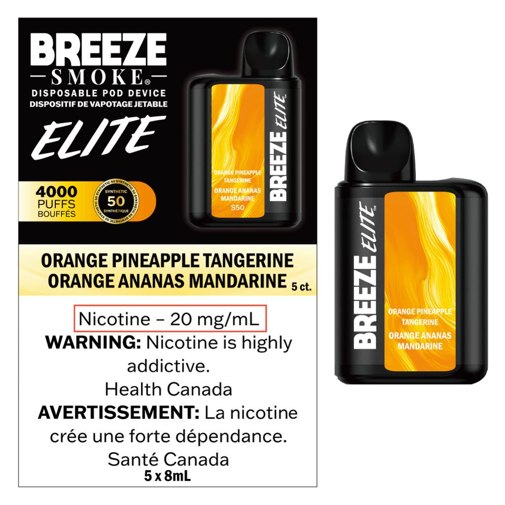 Breeze Elite - Disposable E-Cig (4000 Puffs) (FEDERAL)