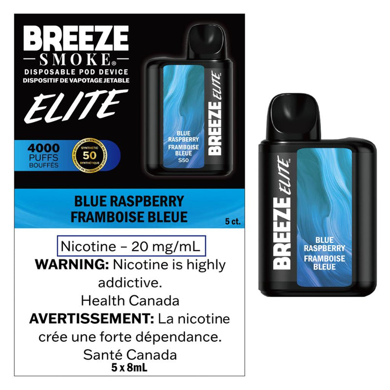 Breeze Elite - Disposable E-Cig (4000 Puffs) (EXCISE TAXED)