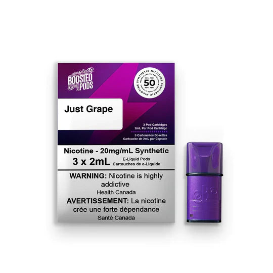 Boosted Pods - Just Grape (FEDERAL) (STLTH Compatible)