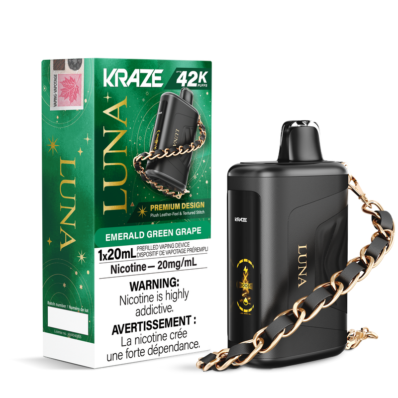 Kraze Luna - Disposable E-Cig (PROVINCIAL) (42k Puffs)