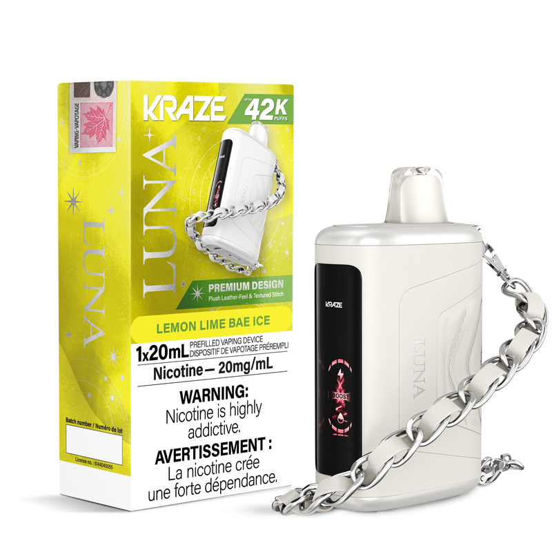 Kraze Luna - Disposable E-Cig (PROVINCIAL) (42k Puffs)