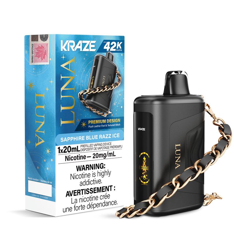 Kraze Luna - Disposable E-Cig (PROVINCIAL) (42k Puffs)