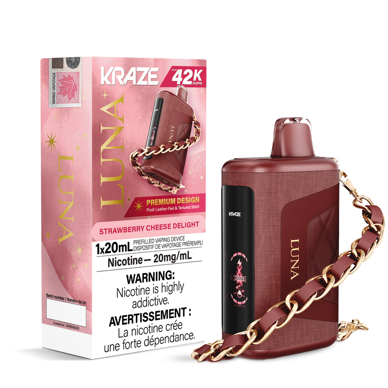 Kraze Luna - Disposable E-Cig (PROVINCIAL) (42k Puffs)