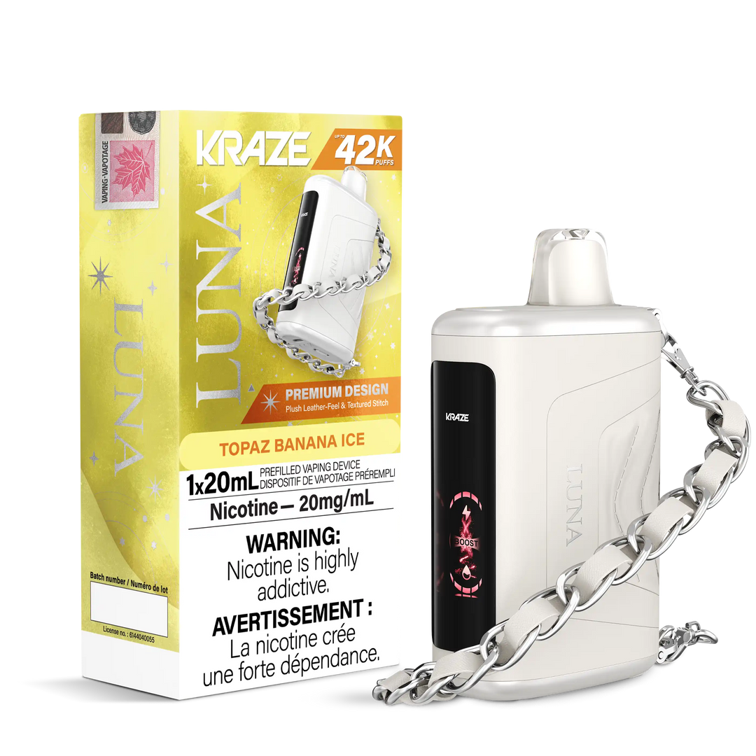 Topaz Banana Ice Kraze Luna - Disposable 42K