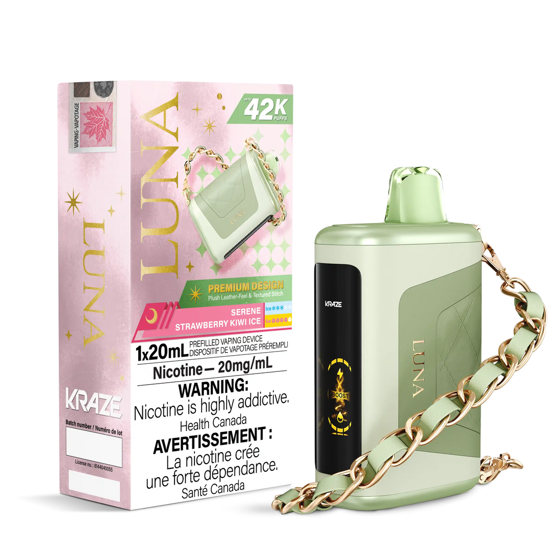 Serene Strawberry Kiwi Ice Kraze Luna - Disposable 42K