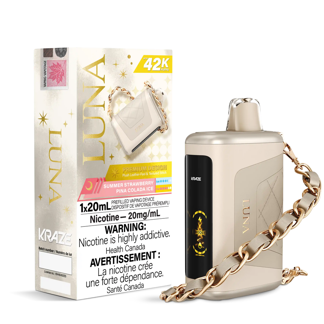 Summer Strawberry Pina Colada Ice Kraze Luna - Disposable 42K