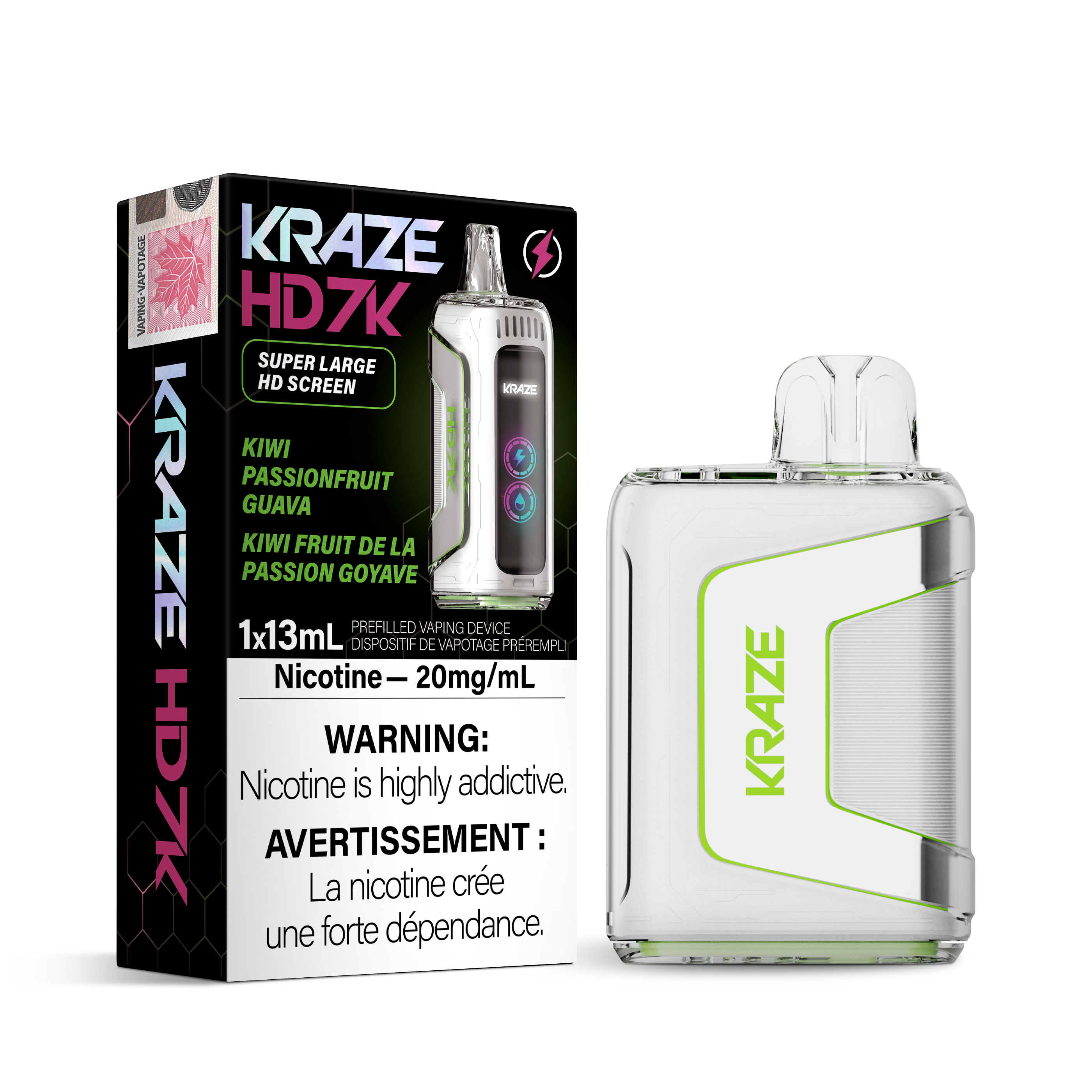 Kraze HD7K - Disposable E-Cig (7000 Puffs) (FEDERAL)
