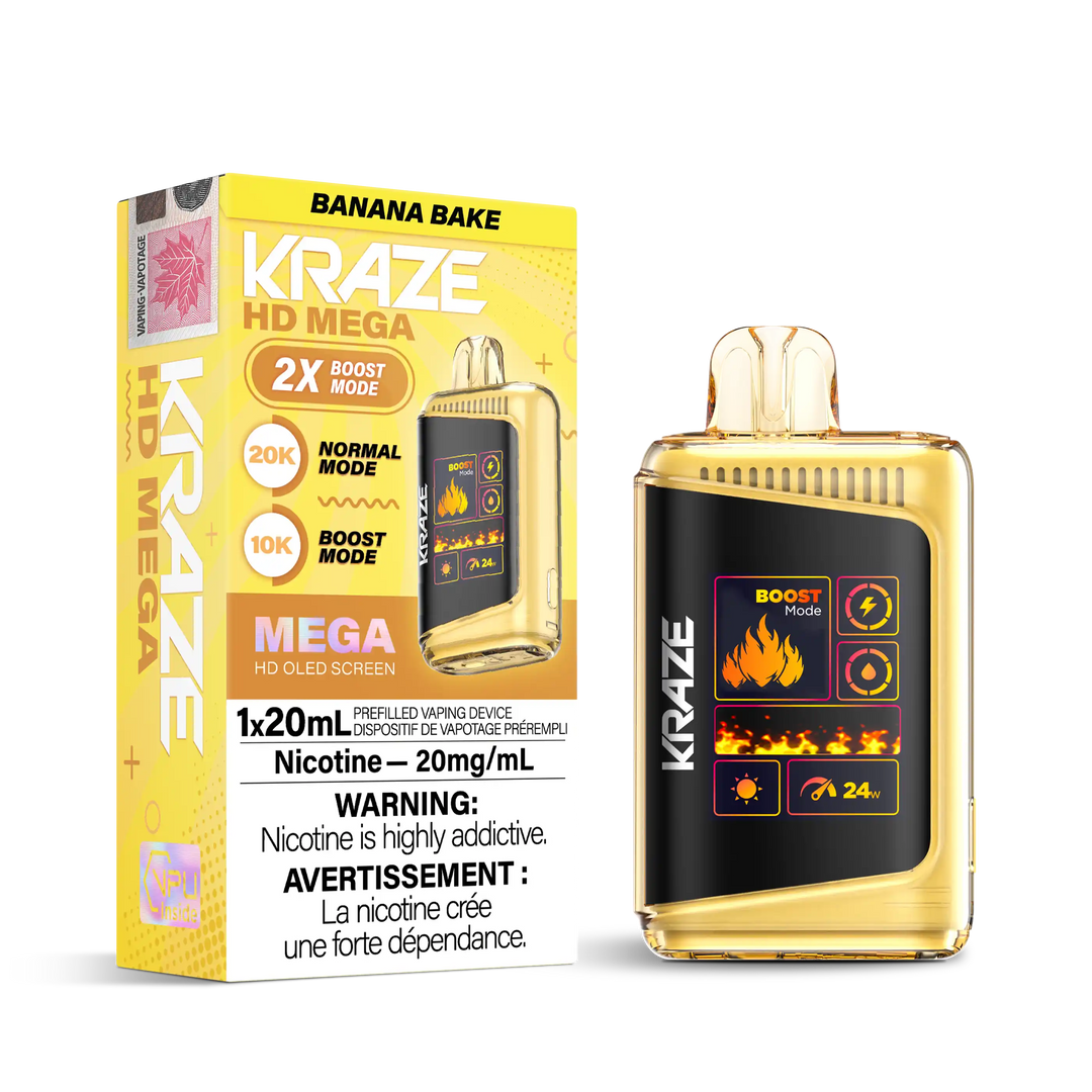 Banana Bake Kraze HD Mega - Disposable 20K