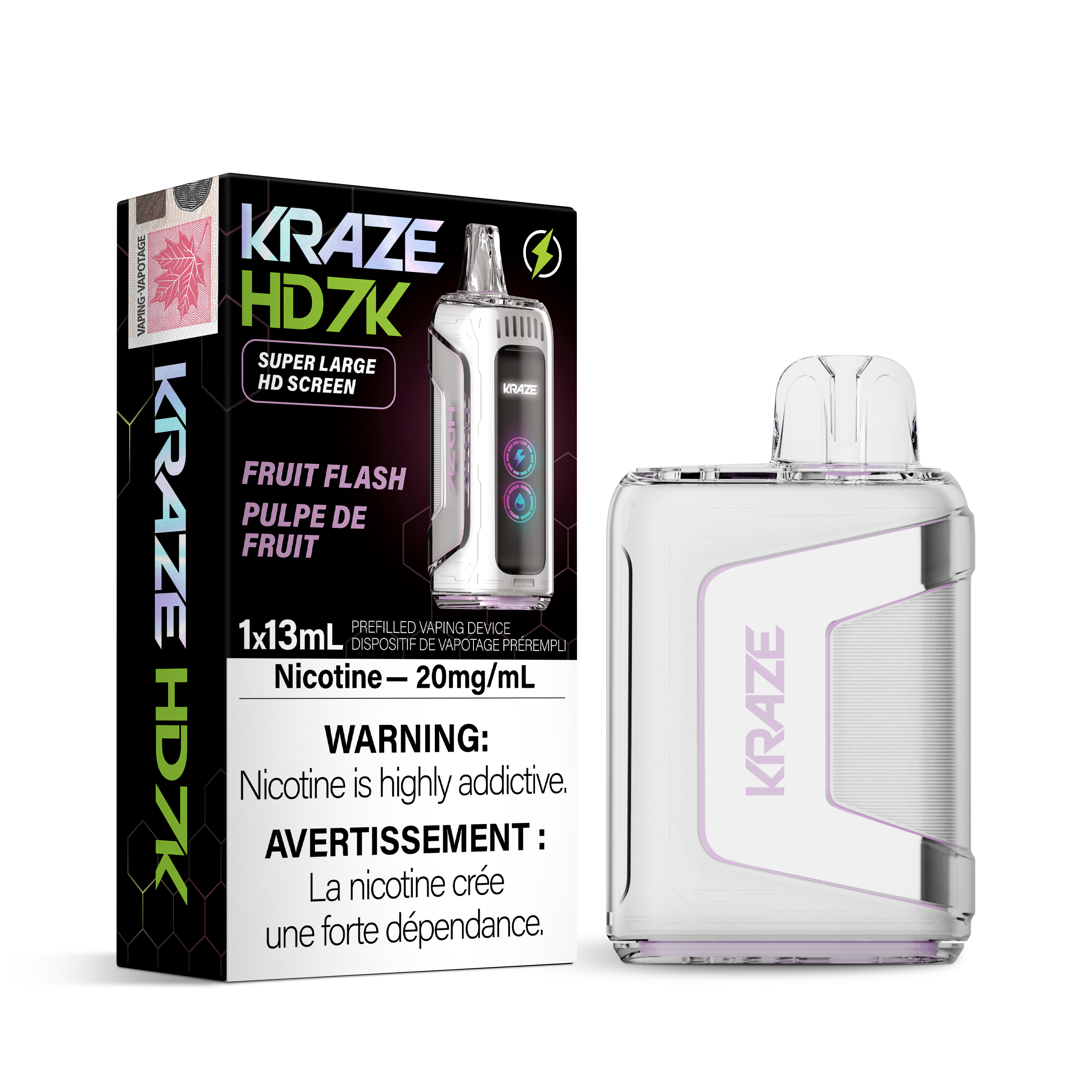 Kraze HD7K - Disposable E-Cig (7000 Puffs) (FEDERAL)