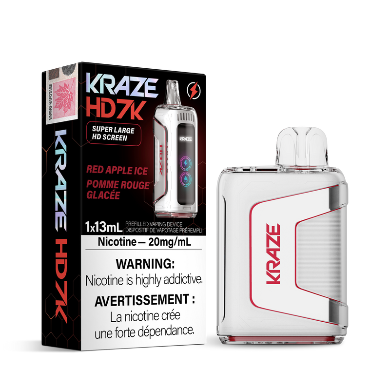 Kraze HD7K - Disposable E-Cig (EXCISE TAXED) (7000 Puffs)