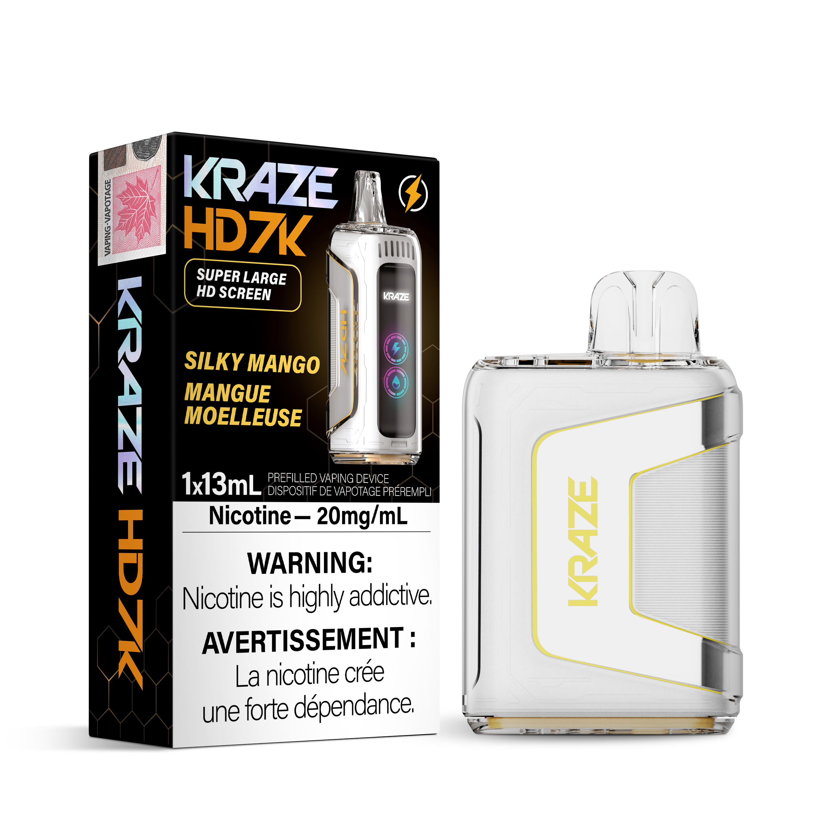 Kraze HD7K - Disposable E-Cig (7000 Puffs) (FEDERAL)