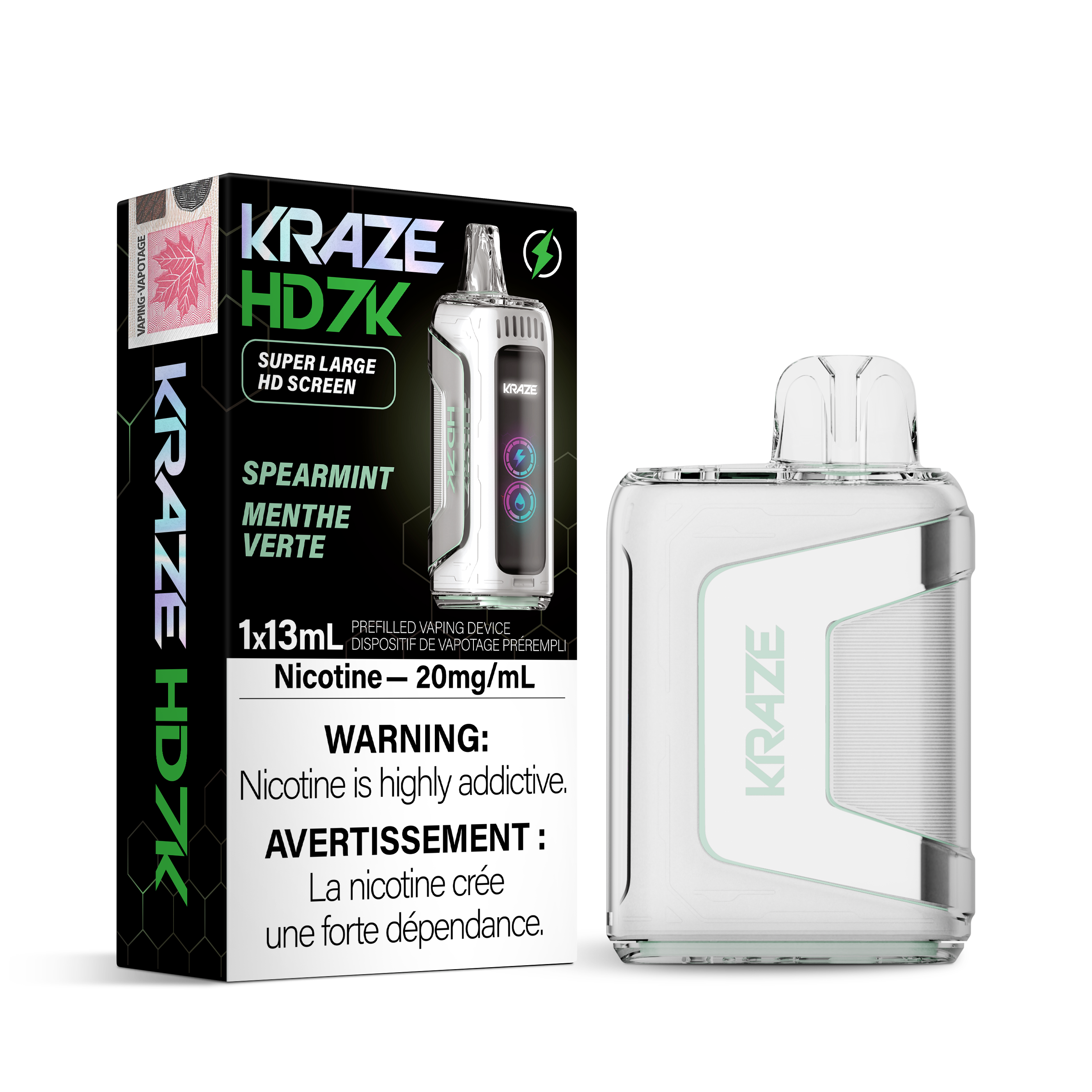 Kraze HD7K - Disposable E-Cig (7000 Puffs) (FEDERAL)