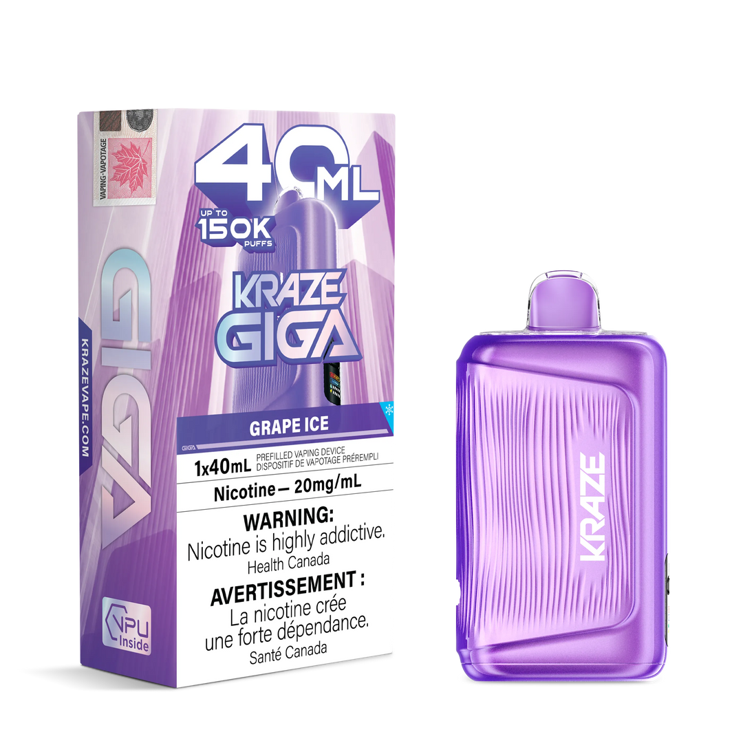 Grape Ice Kraze Giga - Disposable 150K