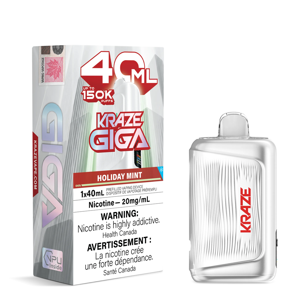 Holiday Mint Kraze Giga - Disposable 150K