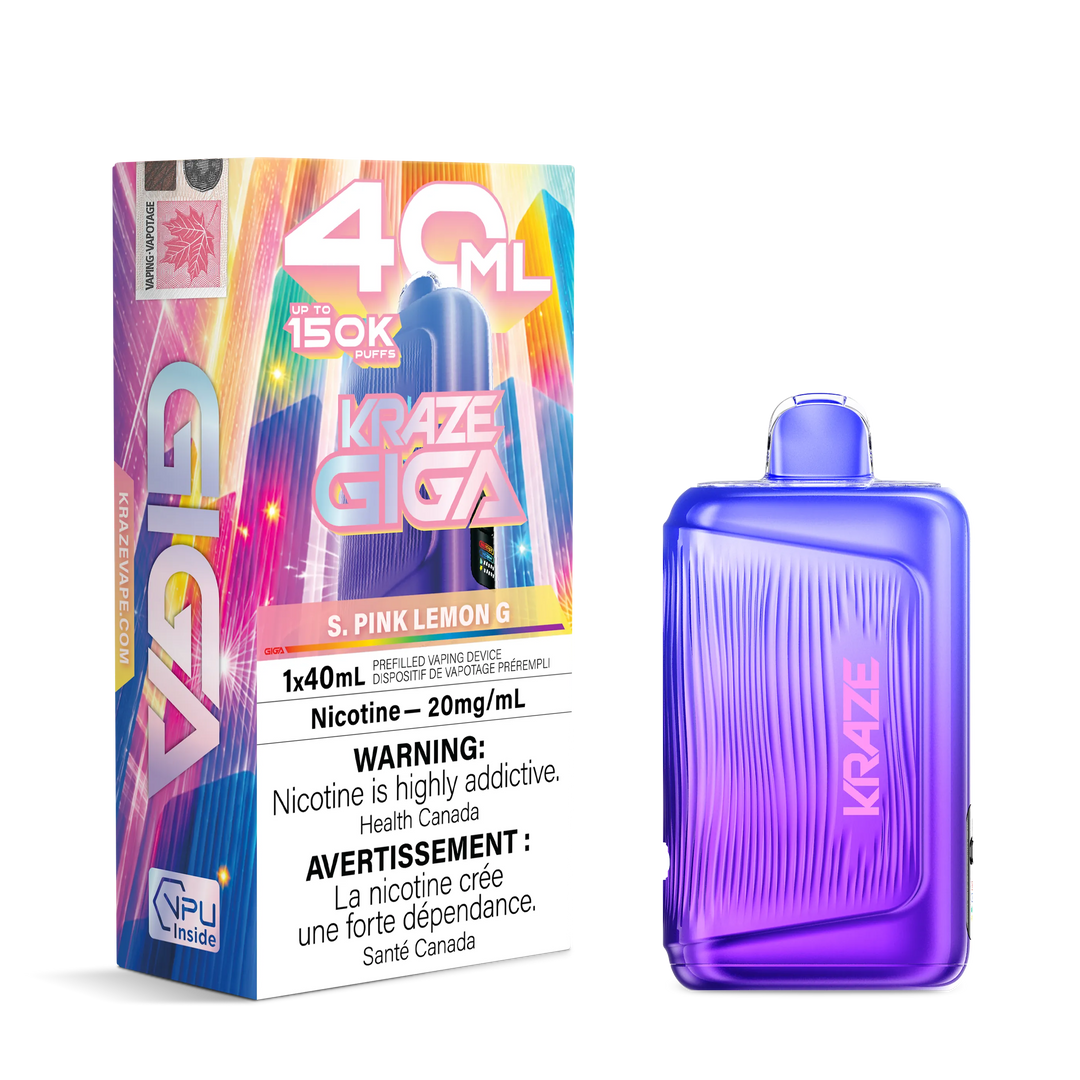 Sour Pink Lemon G Kraze Giga - Disposable 150K