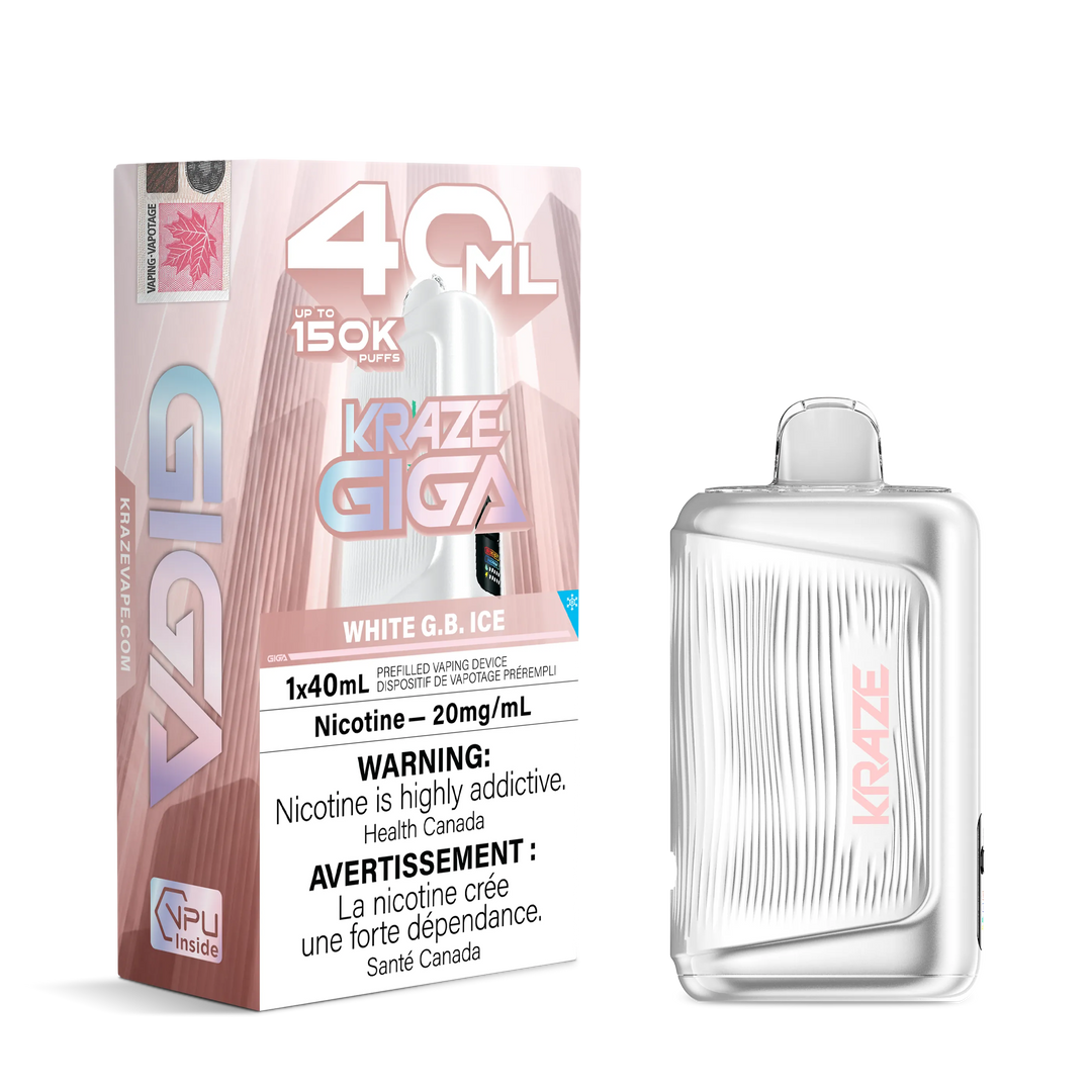 White Grape Berry Ice Kraze Giga - Disposable 150K