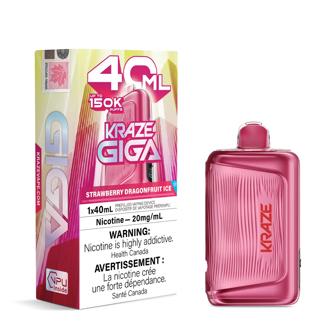 Strawberry Dragonfruit Ice Kraze Giga - Disposable 150K