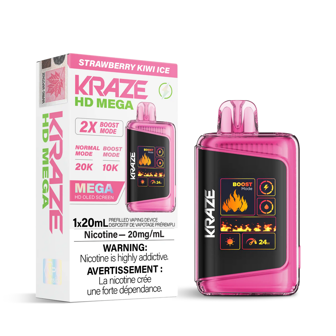 Kraze HD Mega 20K Disposable Vape 20,000 Puffs | 20 mL, 20 mg VIP Vape Kraze HD Mega 20K Disposable Vape 20,000 Puffs | 20 mL, 20 mg VIP Vape
